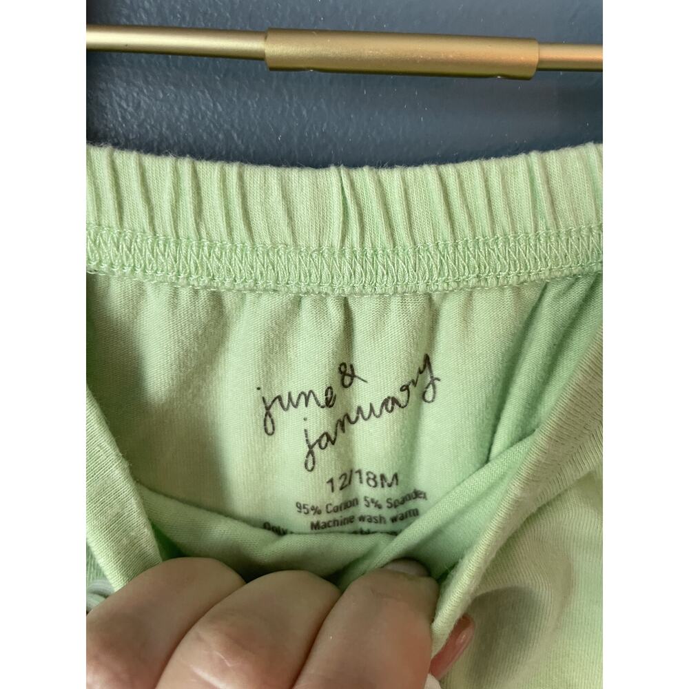 June &‎ January Pistachio Varsity Shorts - Picture 2 of 2